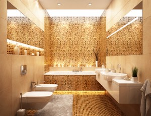 Bathroom gold